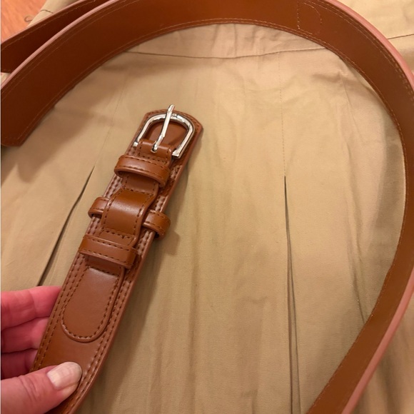 Elegant Tan Sleeveless Dress - Picture 6 of 14